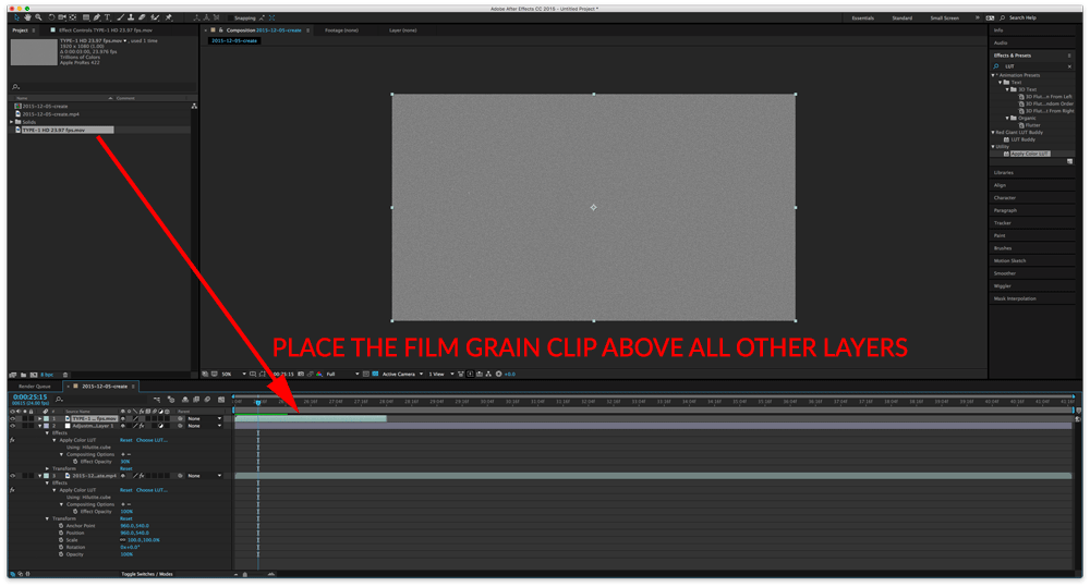 film grain after effect download