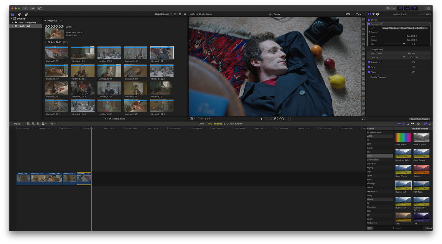 free color luts for final cut pro and how to install