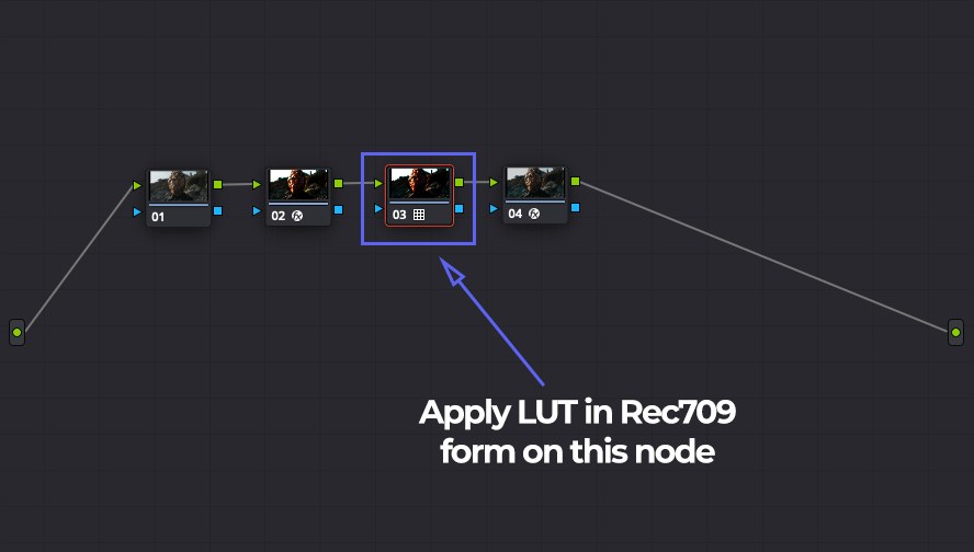 output lut davinci resolve